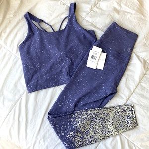 NWT Beyond Yoga Crop Top (M) Leggings (S) Set